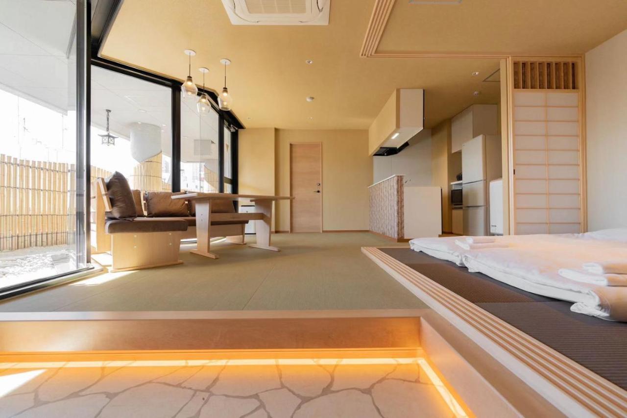 東瀛stays 6階 ゆったり庭付きワンフロア部屋 Oszaka Kültér fotó